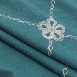 Rideau Moderne Sur Mesure En Coton À Motif Losanges