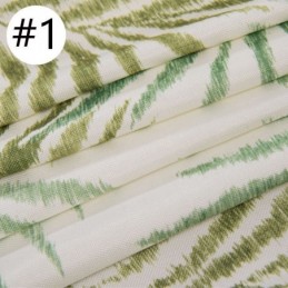 Rideau Occultant Imprimé Tropical, Sur Mesure, En Tulle, Motif Feuilles Américaines, Pour Chambre À Coucher