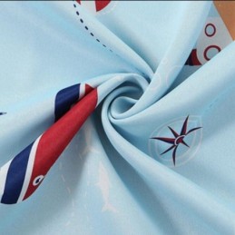 Rideaux Occultants Imprimés À Motifs De Navires Pour Enfants, Rideau Sur Mesure Pour Chambre D'Enfant