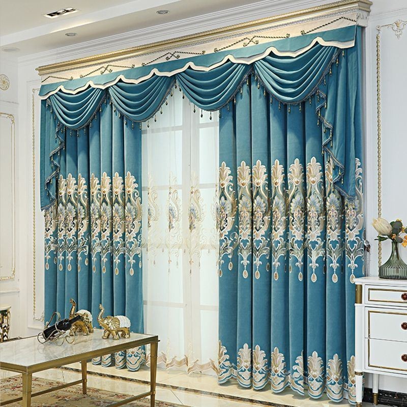 Rideau De Maison Sur Mesure, Style Européen, Broderie