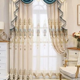 Rideau De Maison Sur Mesure, Style Européen, Broderie