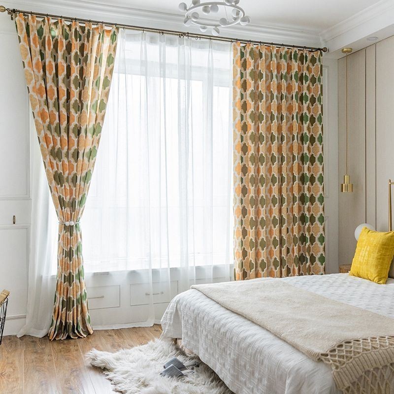 Rideau Moderne Sur Mesure Motif Nid D'Abeille