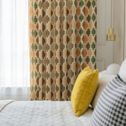 Rideau Moderne Sur Mesure Motif Nid D'Abeille