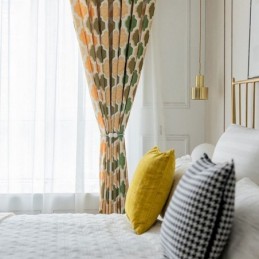 Rideau Moderne Sur Mesure Motif Nid D'Abeille