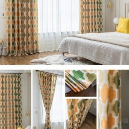 Rideau Moderne Sur Mesure Motif Nid D'Abeille