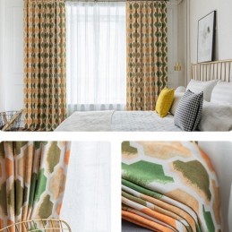 Rideau Moderne Sur Mesure Motif Nid D'Abeille
