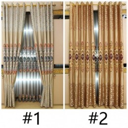 Rideau Moderne Sur Mesure, Broderie Décorative