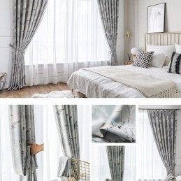 Rideau Moderne Sur Mesure Motif Marbre Pour La Maison