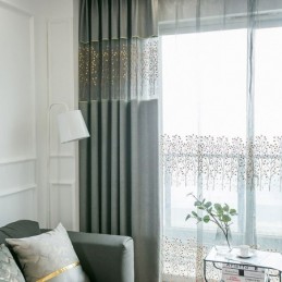 Rideau Nordique Sur Mesure, Décoration D'Intérieur Fraîche