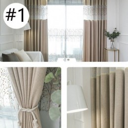 Rideau Nordique Sur Mesure, Décoration D'Intérieur Fraîche