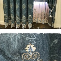 Rideau Moderne Sur Mesure, Style Européen Brodé