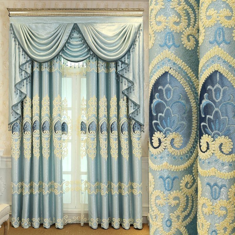 Rideau Moderne Sur Mesure, Broderie Décorative