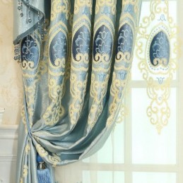 Rideau Moderne Sur Mesure, Broderie Décorative