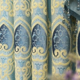 Rideau Moderne Sur Mesure, Broderie Décorative