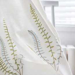 Rideau Nordique Sur Mesure Motif Feuilles