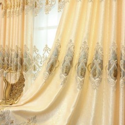 Rideau Moderne Sur Mesure, Broderie Décorative
