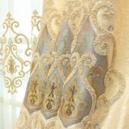 Rideau Moderne Sur Mesure, Broderie Décorative