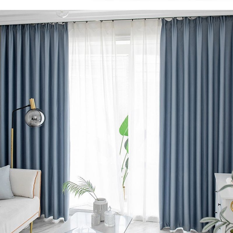 Rideau De Maison Sur Mesure, Style Nordique, Couleur Unie