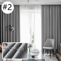 Rideau De Maison Sur Mesure, Style Nordique, Couleur Unie