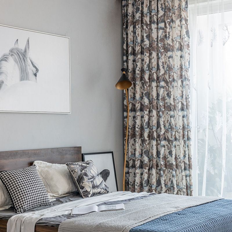Rideau Moderne Sur Mesure En Coton De Style Simple