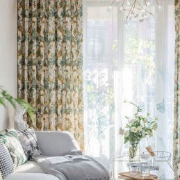 Rideau Moderne Sur Mesure En Coton De Style Simple