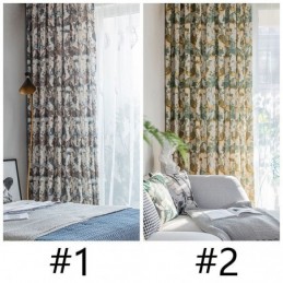 Rideau Moderne Sur Mesure En Coton De Style Simple