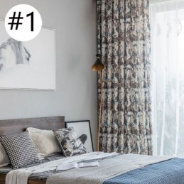 Rideau Moderne Sur Mesure En Coton De Style Simple
