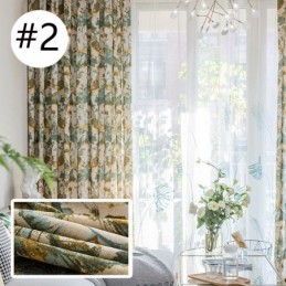 Rideau Moderne Sur Mesure En Coton De Style Simple