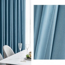 Rideau De Maison Sur Mesure, Style Nordique, Couleur Unie