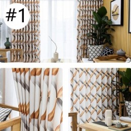 Rideau Moderne Sur Mesure Imprimé Treillis Pour La Maison