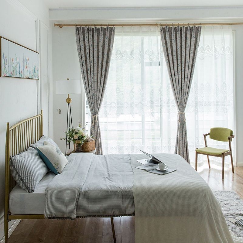 Rideau Moderne Sur Mesure, Imprimé Maison