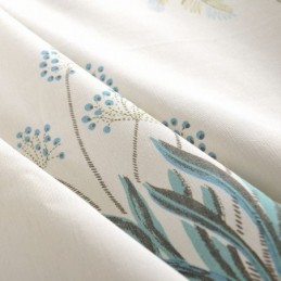 Rideau Nordique Sur Mesure En Coton Imprimé Plantes