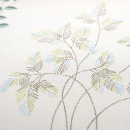 Rideau Nordique Sur Mesure En Coton Imprimé Plantes