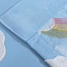Rideau Occultant Arc-En-Ciel À Motifs De Dessins Animés Mignons, Sur Mesure, Pour Chambre D'Enfant