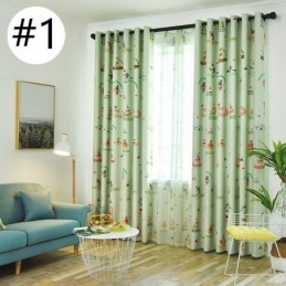 Joli Rideau Imprimé Glace, Sur Mesure, Occultant Et Moderne, Pour Chambre D'Enfant