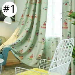 Joli Rideau Imprimé Glace, Sur Mesure, Occultant Et Moderne, Pour Chambre D'Enfant