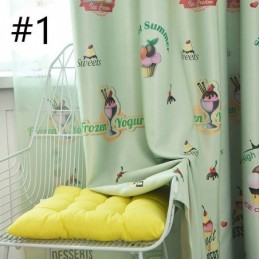 Joli Rideau Imprimé Glace, Sur Mesure, Occultant Et Moderne, Pour Chambre D'Enfant