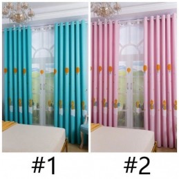 Rideaux Occultants Brodés Montgolfière Pour Chambre D'Enfant
