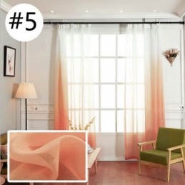 Rideaux En Voile Transparents Et Respirants Pour Salon, Imprimés Minimalistes Et Modernes