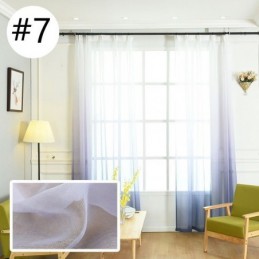 Rideaux En Voile Transparents Et Respirants Pour Salon, Imprimés Minimalistes Et Modernes