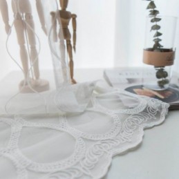 Rideau Transparent Simple Et Moderne Sur Mesure, Motif Géométrique En Jacquard, Pour Salon, Bureau