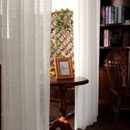 Rideaux En Tulle Blanc Pour Salon, Couleur Unie, Sur Mesure, Pour Chambre À Coucher