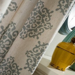 Rideau Japonais Simple Sur Mesure, Tissu Doux Et Polyvalent Imprimé Floral Européen