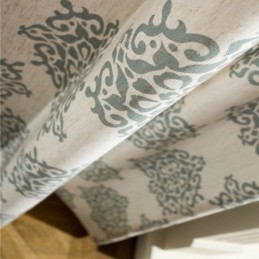 Rideau Japonais Simple Sur Mesure, Tissu Doux Et Polyvalent Imprimé Floral Européen