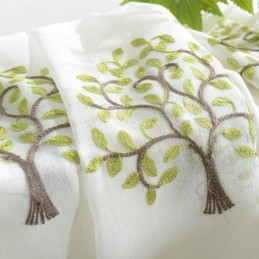 Rideau Transparent Européen Sur Mesure, Style Pastoral, Broderie