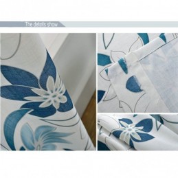 Rideau Simple Et Moderne Sur Mesure, Tissu De Chambre À Coucher Imprimé De Fleurs Fraîches