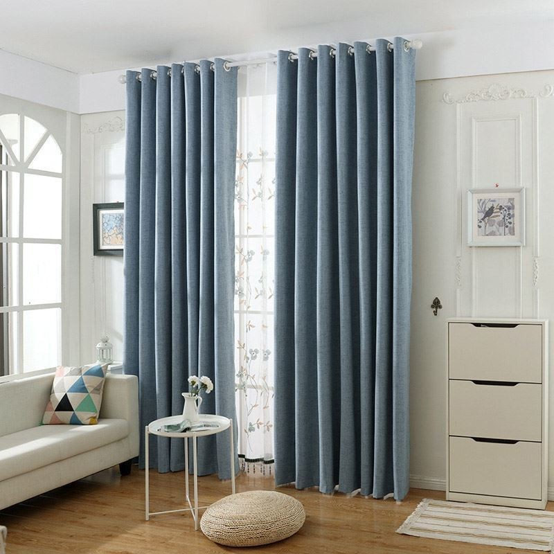 Rideau Simple Et Moderne Sur Mesure, Tissu Occultant, Imperméable Et Solide, Pour Salon Ou Bureau