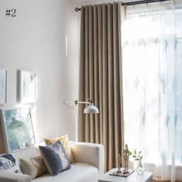 Rideau Simple Et Moderne Sur Mesure, Tissu Occultant, Imperméable Et Solide, Pour Salon Ou Bureau