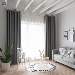 Rideau Simple Et Moderne Sur Mesure, Tissu Occultant, Imperméable Et Solide, Pour Salon Ou Bureau