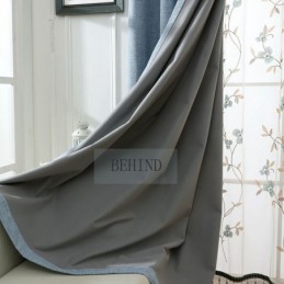 Rideau Simple Et Moderne Sur Mesure, Tissu Occultant, Imperméable Et Solide, Pour Salon Ou Bureau